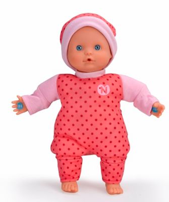 Nenuco Soft Baby Doll with 3 Real Life Roles, Colorful Outfits, 23.6 in., 700014881