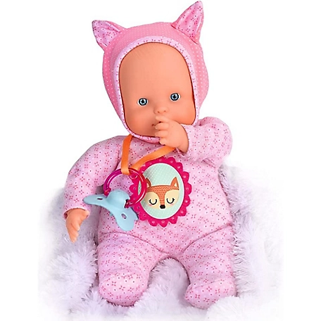 Nenuco Soft Baby Doll with 5 Real Life Functions Colorful Outfits 20cm, 700014781