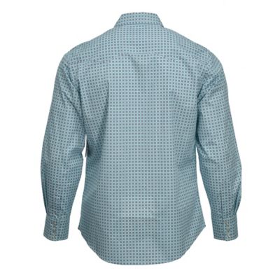 Image showing  Men's Wrancher Print Long Sleeve Button Down Shirt