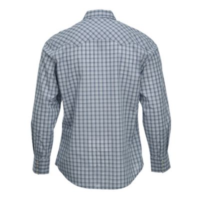 Image showing  Men's Wrancher Plaid Long-Sleeve Button-Down Shirt, Snap Flap Pockets