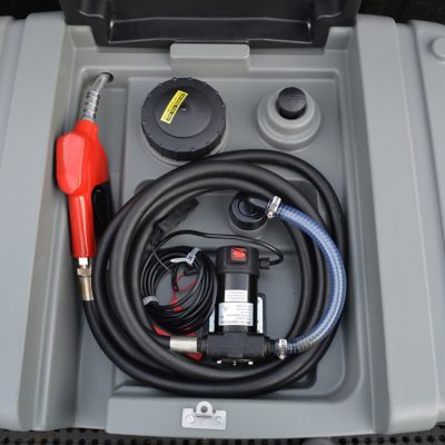Image showing  56 gal. 12V Black Bull Low-Profile Diesel Fuel Transfer Tank and Pump