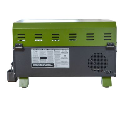 Image showing  256 sq. in. Portable Electric Start Wood Pellet Grill and Smoker, Green