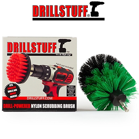 Drillstuff Original Kitchen Cleaning Brush, Dish Brush, Stove Top Cleaner, Kitchen Sink, Tile & Grout Brush, Oven Rack