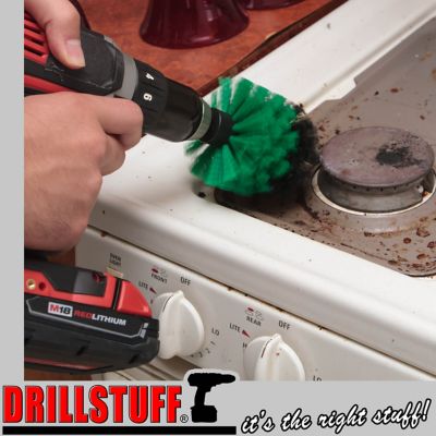 Image showing  Original Kitchen Cleaning Brush, Dish Brush, Stove Top Cleaner, Kitchen Sink, Tile & Grout Brush, G-O-QC-DS