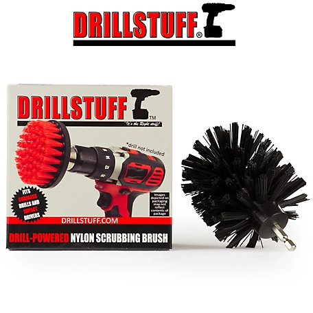 Drillstuff Grill Brush, Electric Smoker, BBQ Brush, Grease, Smokers & Grills, Grill Tools, Rust Remover, K-O-QC-DS