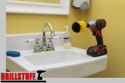 Image showing 5 th Drillstuff Shower Cleaner, Bathtub, Sink, Tile, Grout Cleaner, Cast Iron, Tub, Fiberglass, Y-M-QC-DS