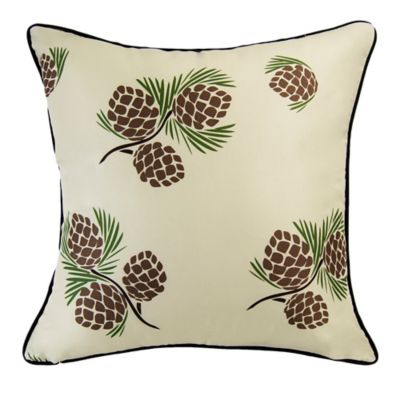 Image showing  Wilderness Pine Reversible Decorative Pillow