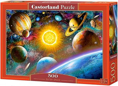 Castorland Outer Space 500 pc. Jigsaw Puzzle, Adult Puzzles, B-52158