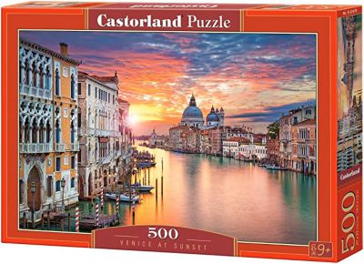 Castorland Venice at Sunset 500 pc. Jigsaw Puzzle, Adult Puzzles, B-52479