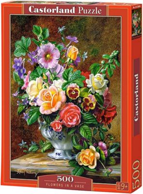 Castorland Flowers in a Vase 500 pc. Jigsaw Puzzle, Adult Puzzles, B-52868