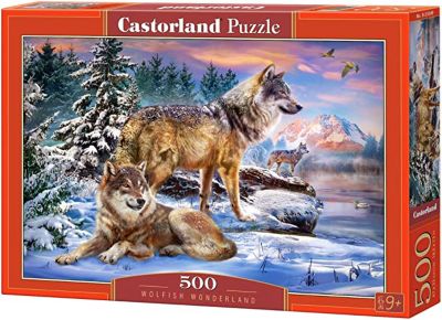 Castorland Wolfish Wonderland 500 pc. Jigsaw Puzzle, Adult Puzzles, B-53049