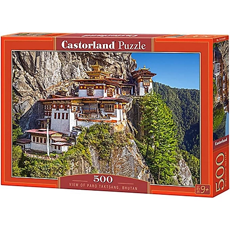 Castorland View of Paro Taktsang, Bhutan 500 pc. Jigsaw Puzzle, Adult Puzzles B-53445