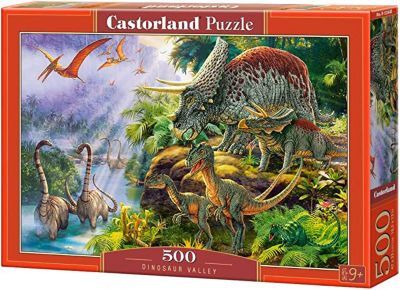 Castorland Dinosaur Valley 500 pc. Jigsaw Puzzle, Adult Puzzles, B-53643