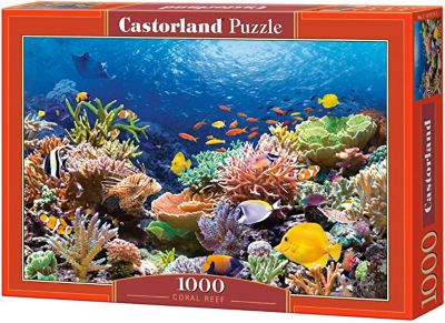 Castorland Coral Reef 1000 pc. Jigsaw Puzzle, Adult Puzzle, C-101511-2 in.