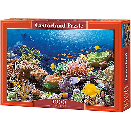 Castorland Coral Reef 1000 pc. Jigsaw Puzzle, Adult Puzzle, C-101511-2 in.