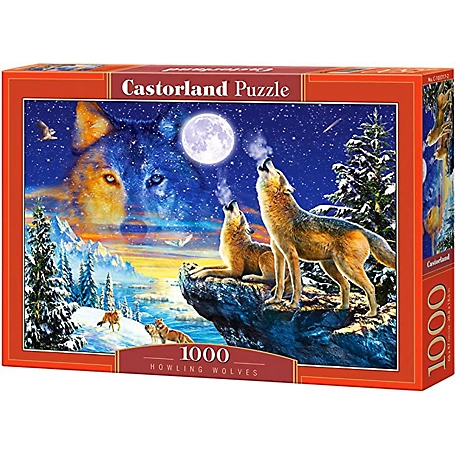 Castorland Howling Wolves 1000 pc. Jigsaw Puzzle, Adult Puzzle, C-103317-2