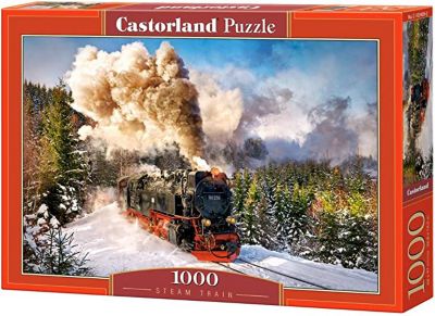 Castorland Steam Train 1000 pc. Jigsaw Puzzle, Adult Puzzle, C-103409-2