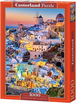 Castorland Santorini Lights 1000 pc. Jigsaw Puzzle, Adult Puzzle, C-103522-2