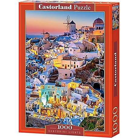 Castorland Santorini Lights 1000 pc. Jigsaw Puzzle, Adult Puzzle, C-103522-2