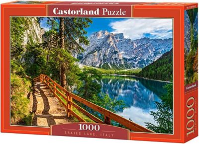 Castorland Braies Lake, Italy 1000 Piece Jigsaw Puzzle, Adult Puzzle