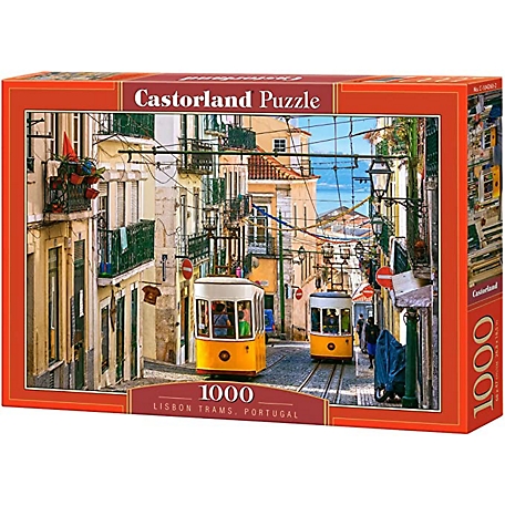 Castorland Lisbon Trams 1000 pc. Jigsaw Puzzle, Adult Puzzle, C-104260-2