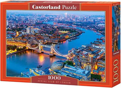Castorland Aerial View of London 1000 pc. Jigsaw Puzzle, Adult Puzzle, C-104291-2
