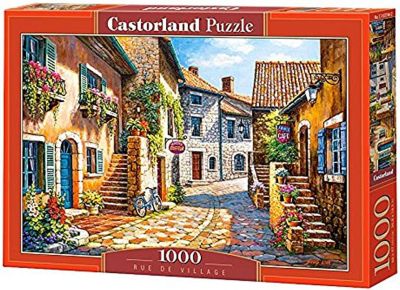 Castorland Rue de Village 1000 pc. Jigsaw Puzzle, Adult Puzzle, C-103744-2