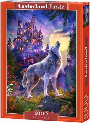 Castorland Wolf Castle 1000 pc. Jigsaw Puzzle, Adult Puzzle, C-104178-2