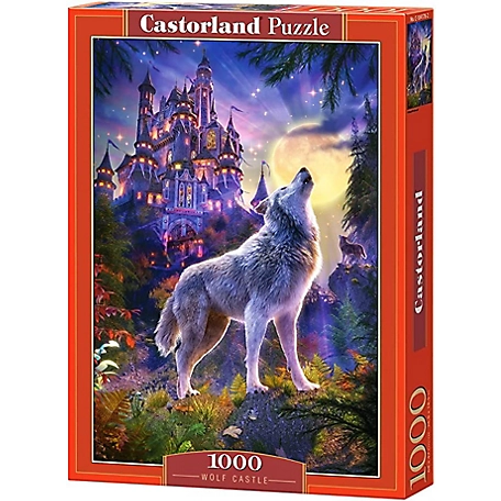Castorland Wolf Castle 1000 pc. Jigsaw Puzzle, Adult Puzzle, C-104178-2
