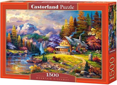 Castorland Mountain Hideaway 1500 pc. Jigsaw Puzzles, Adult Puzzles, C-151462-2