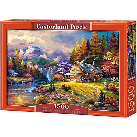 Castorland Mountain Hideaway 1500 pc. Jigsaw Puzzles, Adult Puzzles, C-151462-2