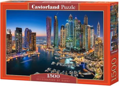 Castorland 1500 pc. Jigsaw Puzzles, Skyscrapers of Dubai, Adult PuzzlesC-151813-2