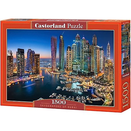 Castorland 1500 pc. Jigsaw Puzzles, Skyscrapers of Dubai, Adult PuzzlesC-151813-2