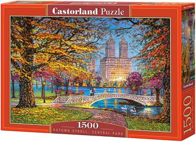 Castorland Autumn Stroll, Central Park 1500 pc. Jigsaw Puzzles, Adult Puzzles, C-151844-2