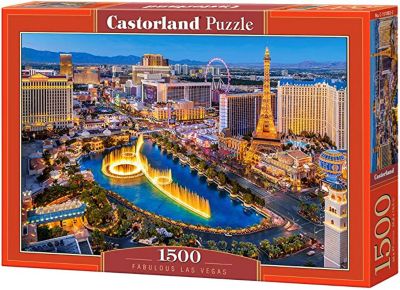 Castorland Fabulous Las Vegas 1500 pc. Jigsaw Puzzles, Adult Puzzles, C-151882-2