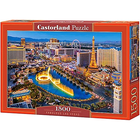 Castorland Fabulous Las Vegas 1500 pc. Jigsaw Puzzles, Adult Puzzles, C-151882-2