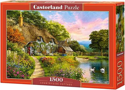 Castorland Countryside Cottage 1500 pc. Jigsaw Puzzles, C-151998-2