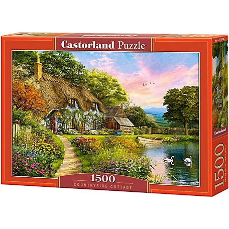 Castorland Countryside Cottage 1500 pc. Jigsaw Puzzles, C-151998-2