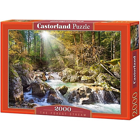 Castorland The Forest Stream 2000 pc. Jigsaw Puzzles, Adult Puzzles C-200382-2