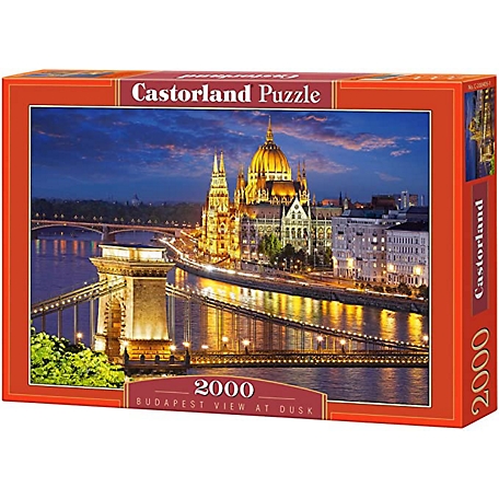Castorland Budapest View At Dusk 2000 pc. Jigsaw Puzzles, Adult Puzzles, C-200405-2