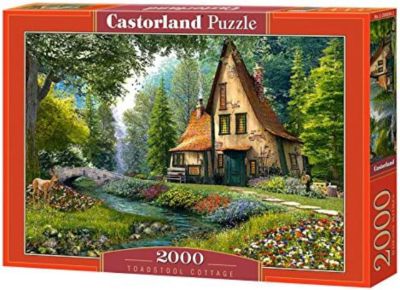 Castorland Toadstool Cottage 2000 pc. Jigsaw Puzzles, Adult Puzzles, C-200634-2