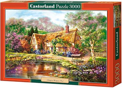 Castorland Twilight at Woodgreen Pond 3000 pc. Jigsaw Puzzles, Adult Puzzles, C-300365-2