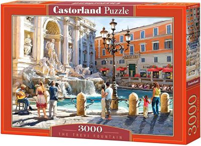 Castorland The Trevi Fountain 3000 pc. Jigsaw Puzzles, Adult Puzzles, C-300389-2