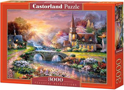 Castorland Peaceful Reflections 3000 pc. Jigsaw Puzzles, Adult Puzzles, C-300419-2