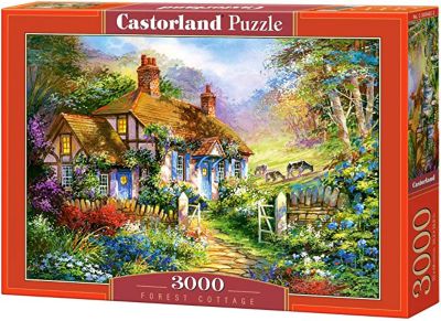 Castorland Forest Cottage 3000 pc. Jigsaw Puzzles, Adult Puzzles, C-300402-2