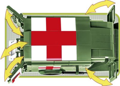Image showing  Historical Collection 1942 Ambulance WC54 Model, 1:35 Scale
