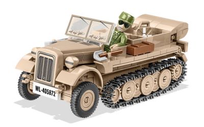 Cobi Historical Collection World War II Sd.Kfz.10 Demag D7 Vehicle Model, 1:35 Scale