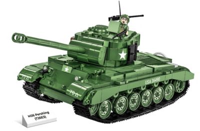 Cobi Historical Collection World War II M26 Pershing (T26E3) Tank Model, 1:28 Scale