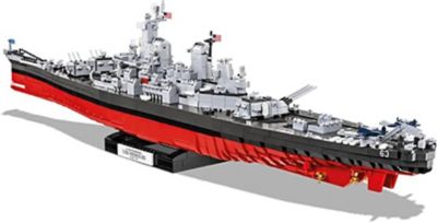 Cobi Historical Collection World War II Battleship Missouri (BB-63) Model, 1:300 Scale
