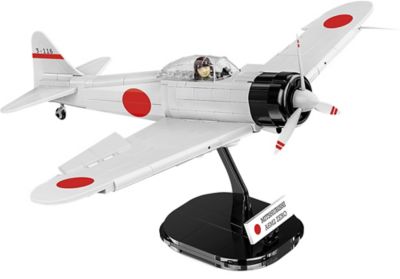 Cobi Historical Collection World War II Mitsubishi A6M2 "Zero-Sen" Plane, COBI-5729